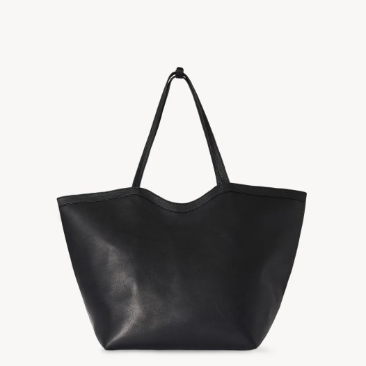더로우 The Row 여성 XL Stitched Park 스티치 파크 가죽 토트백 블랙 W1944ML72L129BBLCS
