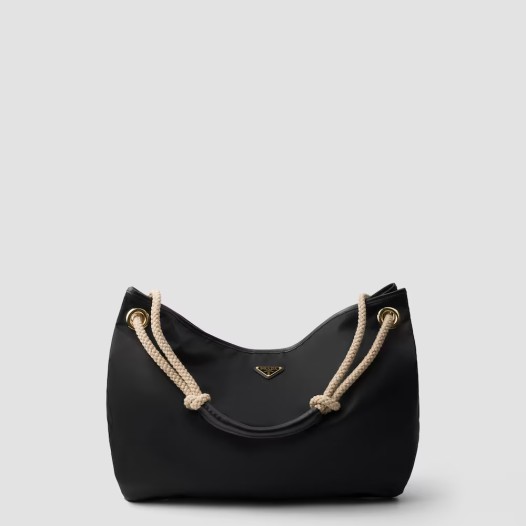 프라다 마리너 라지 리나일론 숄더백 블랙 1BC244 Prada Womens Mariner Bag