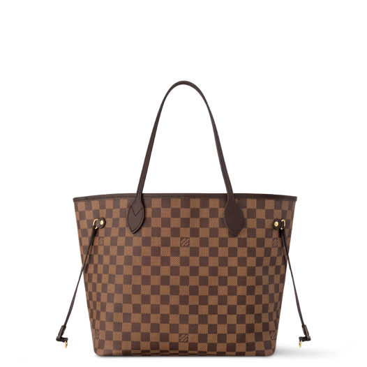 루이비통 여성 다미에 아주르 네버풀 MM 토트 숄더백 N40599 브라운 Louis Vuitton Womens Bag