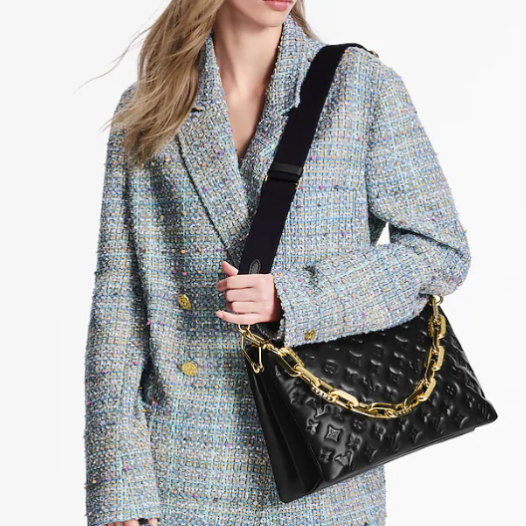 루이비통 여성 쿠상 MM 숄더백 M21264 Louis vuitton Womens Coussin Bag-블랙