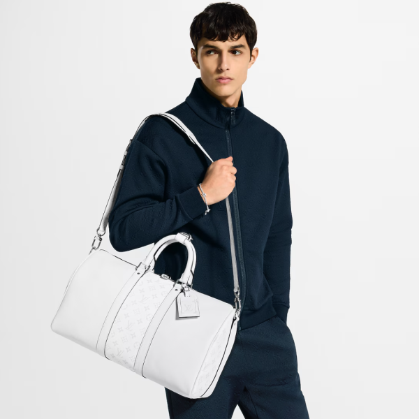 루이비통 남성 키폴 반둘리에 45 M27792 Louis vuitton Mens Keepall Bandoulière 45-옵틱 화이트