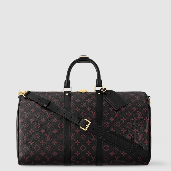 루이비통 남성 키폴 반둘리에 50 M12441 - Louis vuitton Mens Khaki Keepall-블랙