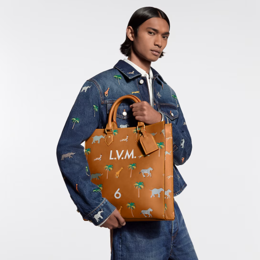 루이비통 남성 미니 삭 플라 x 더 다즐링 리미티드 M28364 - Louis vuitton Mens Mini Sac Plat x The Darjeeling Limited-탄